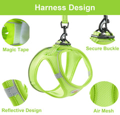 Arnés Hipubby con reflectores 360° para mejor visibilidad.