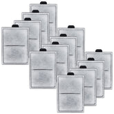 HiTauing PF-S: cartuchos 12-pack para PF10, mejora la filtración del acuario.