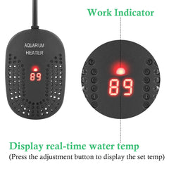 Hitop 100W: pantalla LED muestra la temperatura en tiempo real