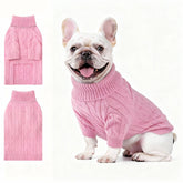 Hó Pêng-iú suéter térmico para perro pequeño con cuello alto, calor suave.