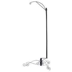 HOHIYA gancho pastor pesado de 61 pulgadas, ideal para colgar comederos y decoraciones en exteriores.