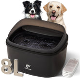 HOLAPAW fuente para perros grandes con doble remolino, mantiene el agua fresca y filtrada.