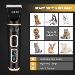 Holdog batería de alta capacidad 2200mAh para sesiones largas sin interrupciones.