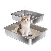 Holintan caja de arena de acero inoxidable con superficie antiadherente para limpieza rápida.