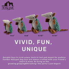 Armadillo de Hollypet diseño atractivo para perros pequeños y medianos.