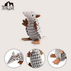 Hollypet Armadillo duradero con textura de masaje para encías de perros.