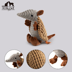 Textura de masaje Armadillo de Hollypet para encías y juego.