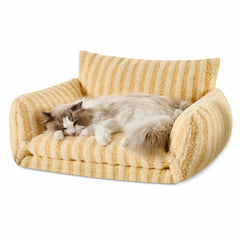 Cama Hollypet para gato con doble capa ofrece descanso cómodo y seguro.