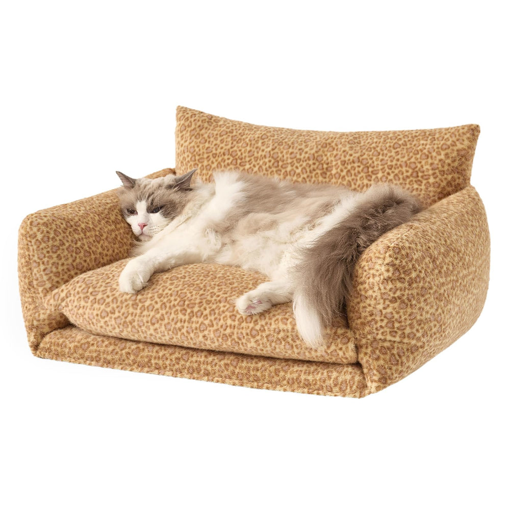 Cama Hollypet con doble capa para gatos pequeños, descanso estable y cómodo.