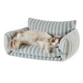 Hollypet cama-gato-doble-capa, refugio cómodo para siestas tranquilas.