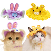 Gorro para gato Homedy Crafts con diseño tigre, ideal para fotos divertidas.