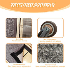 Ruta Carpeta Removible de Homegroove, superficie acolchada y limpieza fácil para gatos.