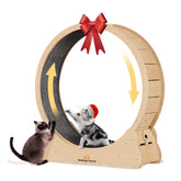 Homegroove rueda de ejercicio para gatos de 35,4 pulgadas, ideal para mantener activo al felino.