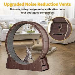Superficie de carrera antideslizante de Homegroove para gatos en casa.