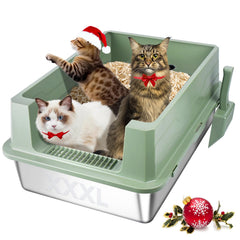 Homegroove XXXL, caja de arena de acero con bordes altos para evitar salpicaduras