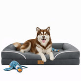 Cama para perro extragrande Homemate 48x35 ofrece confort ortopédico.