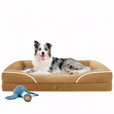Cama Homemate para perro grande con soporte ortopédico y funda lavable