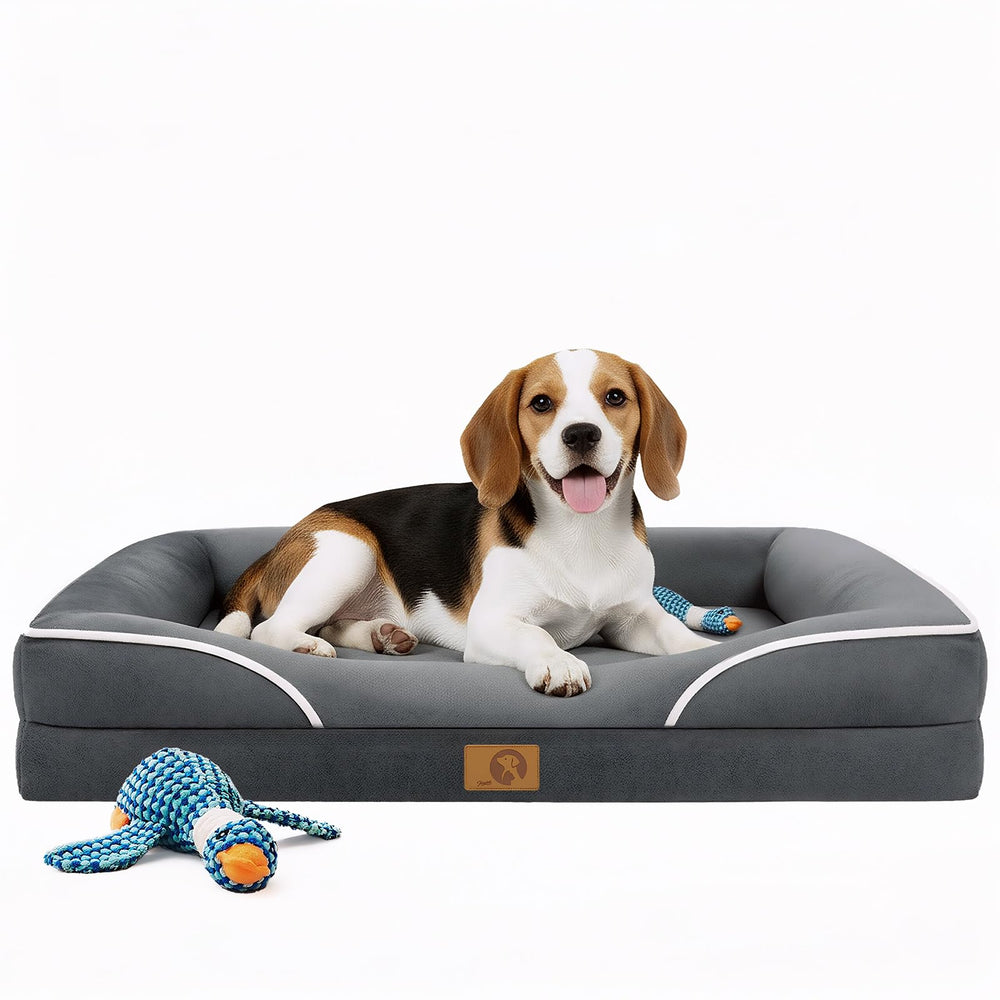 Homemate cama-perro-tamano-medio-28x23-espuma-ortopedica descanso cómodo y estable.