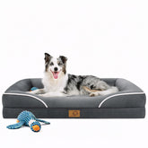 Homemate cama perro xl 42x30 desplegada, reposo amplio y cómodo.
