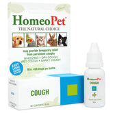 HomeoPet Cough frasco 15 ml con etiqueta clara para uso seguro