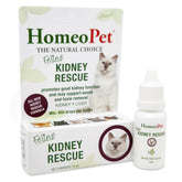 HomeoPet Feline Kidney Rescue, botella vertido, soporte suave a la función renal del gato
