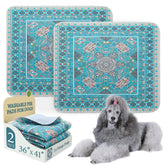 Homimp pad higiénico para perros, azul, 36x41, ideal para entrenamiento y absorción.