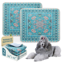 Homimp pad higiénico para perros, azul, 36x41, ideal para entrenamiento y absorción.