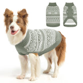 Sudadera Homimp para perro argyle, dorso de 20 pulgadas, ajuste cómodo.