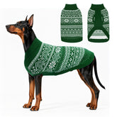 Homimp sudadera perro argyle frontal brinda calor cómodo para paseos fríos.