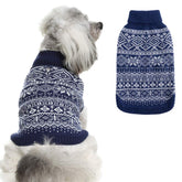Homimp sudadera para perro, vista frontal, mantiene calor durante paseos fríos.
