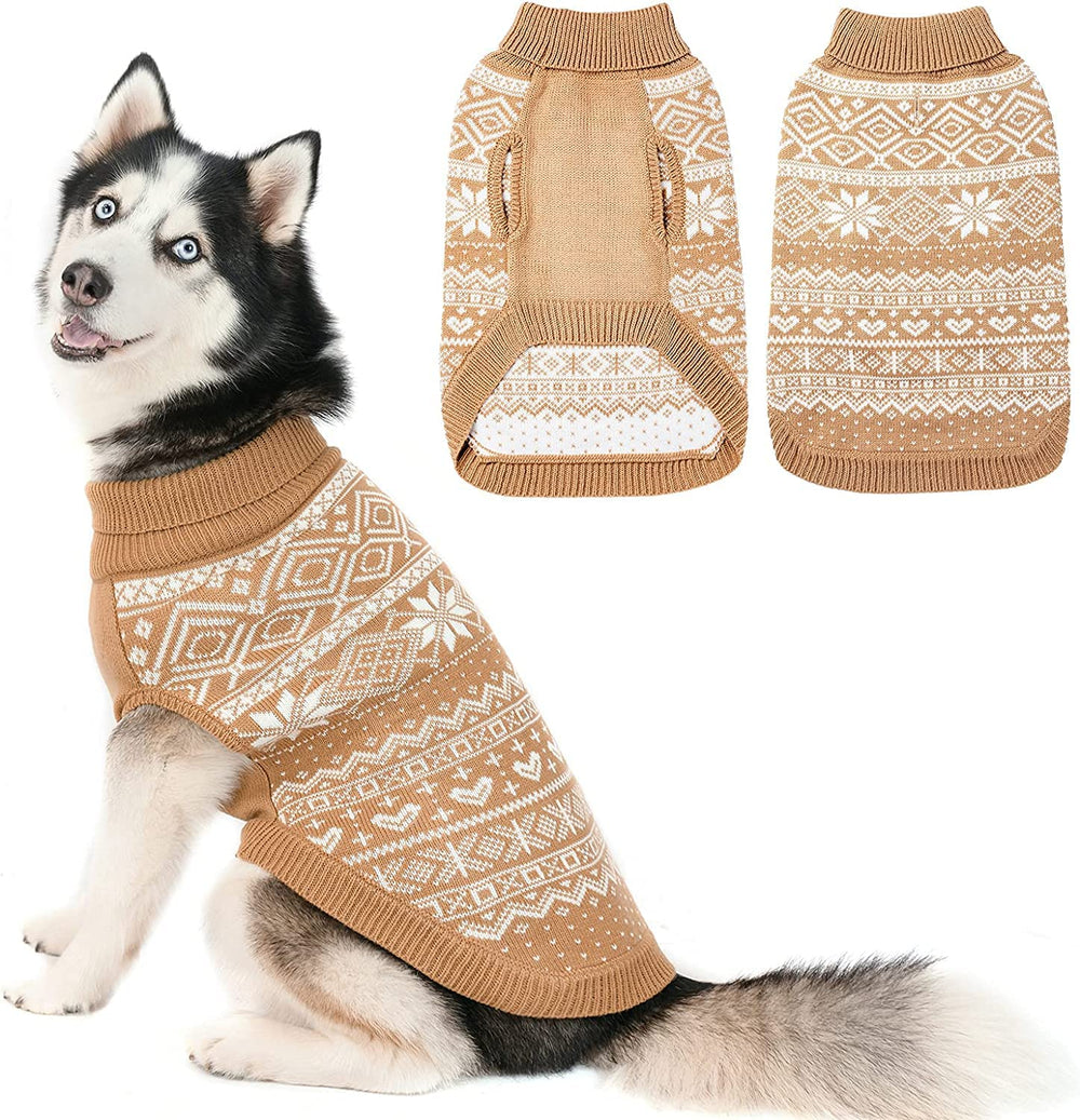 Homimp suéter para perro argyle, vista frontal, ideal para paseos fríos.