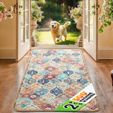Hompet alfombra de entrada absorbente para patas mojadas, protege el suelo.