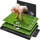 Hompet estera-grama-perro dos piezas para entrenamiento en interiores
