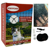 HOMYPOWER red de gato para balcón 10x13, protección para mascotas en exteriores.