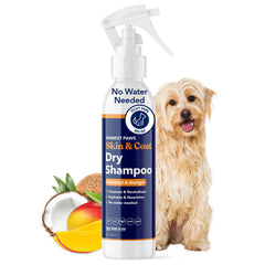 Honest Paws champú seco para perro: aplicación rápida sin agua
