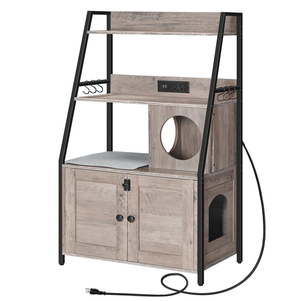 Hoobro Caja de arena oculta con almacenamiento para ordenar el hogar
