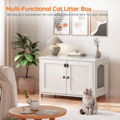HOOBRO interior-amplo-para-gato-grande: espacio interior generoso para gatos de mayor tamaño