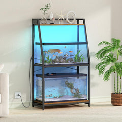 HOOBRO luz LED multicolor para acuario añade ambiente sereno y personalizado.