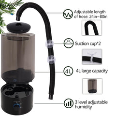 Hoqqf humidificador reptil niebla ultrasonica ajustable para terrario.