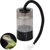 Hoqqf humidificador reptil con tanque 4L transparente para monitorizar niveles de agua.