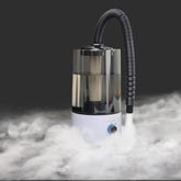 Hoqqf humidificador para reptiles con tanque de 4L, monitoreo fácil.