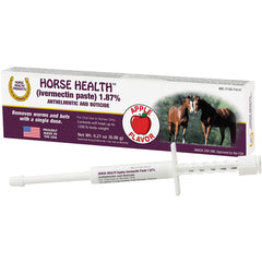Horse Health ivermectina pasta aplicación para desparasitar caballos de forma segura.