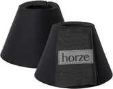 HORZE Pro campanas de sobrealcance en neopreno negro, primer plano para protección diaria.