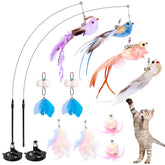 Hosfroll varita para gato: juguete interactivo que estimula la curiosidad