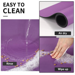 HotLive alfombrilla anti derrame resistente protege el suelo y facilita la limpieza.