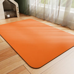 HotLive alfombrilla absorbente para mascotas, naranja, para comida y agua sin manchas.