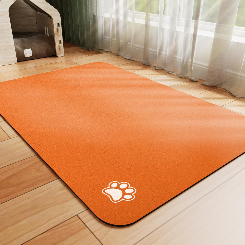HotLive alfombrilla para comida de perros absorbente que captura derrames y mantiene limpio el plato