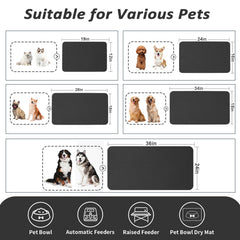 HotLive tapete fácil de limpiar para mascotas, sin manchas.