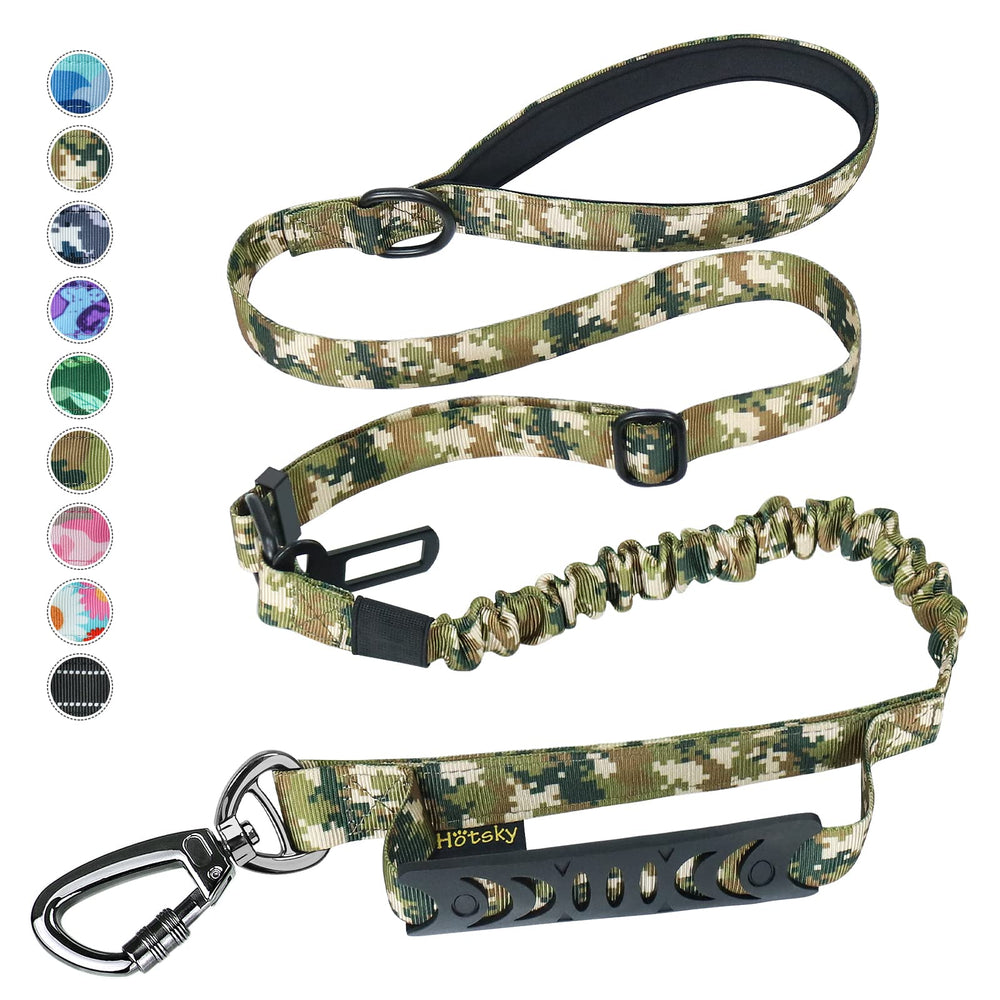 Correa Hotsky táctica para perros, 4-6 pies, paseo estable y cómodo.