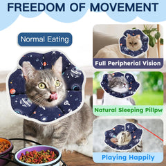 Cierre doble con velcro y hebilla para evitar escapes del gato.